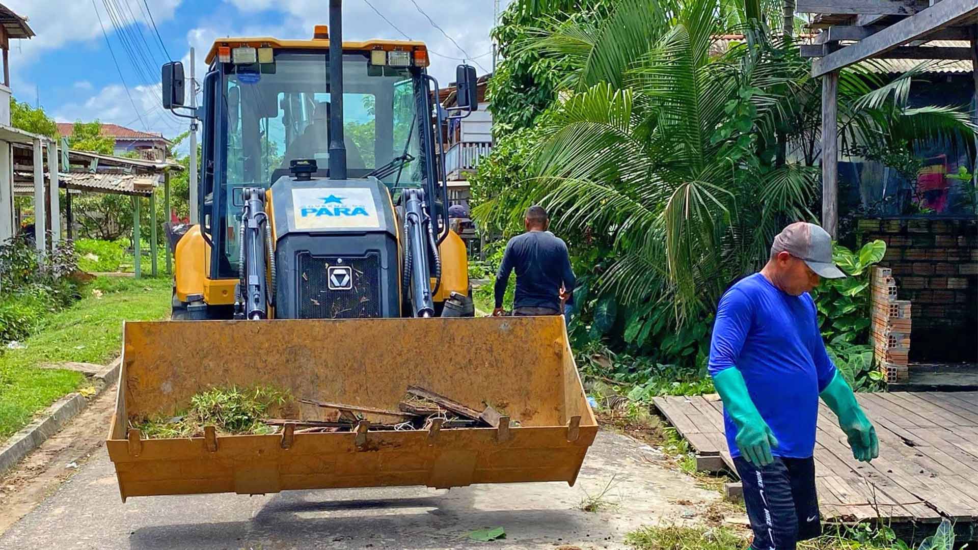 Limpeza geral na Avenida Aurino Vulcão!