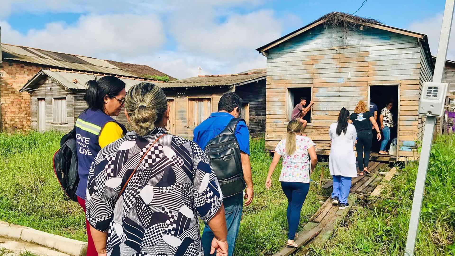 Visita à comunidade de São Rafael