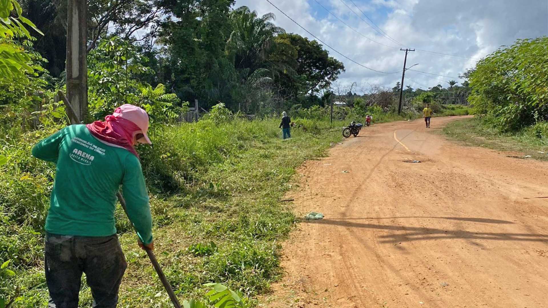 Limpeza em vários locais